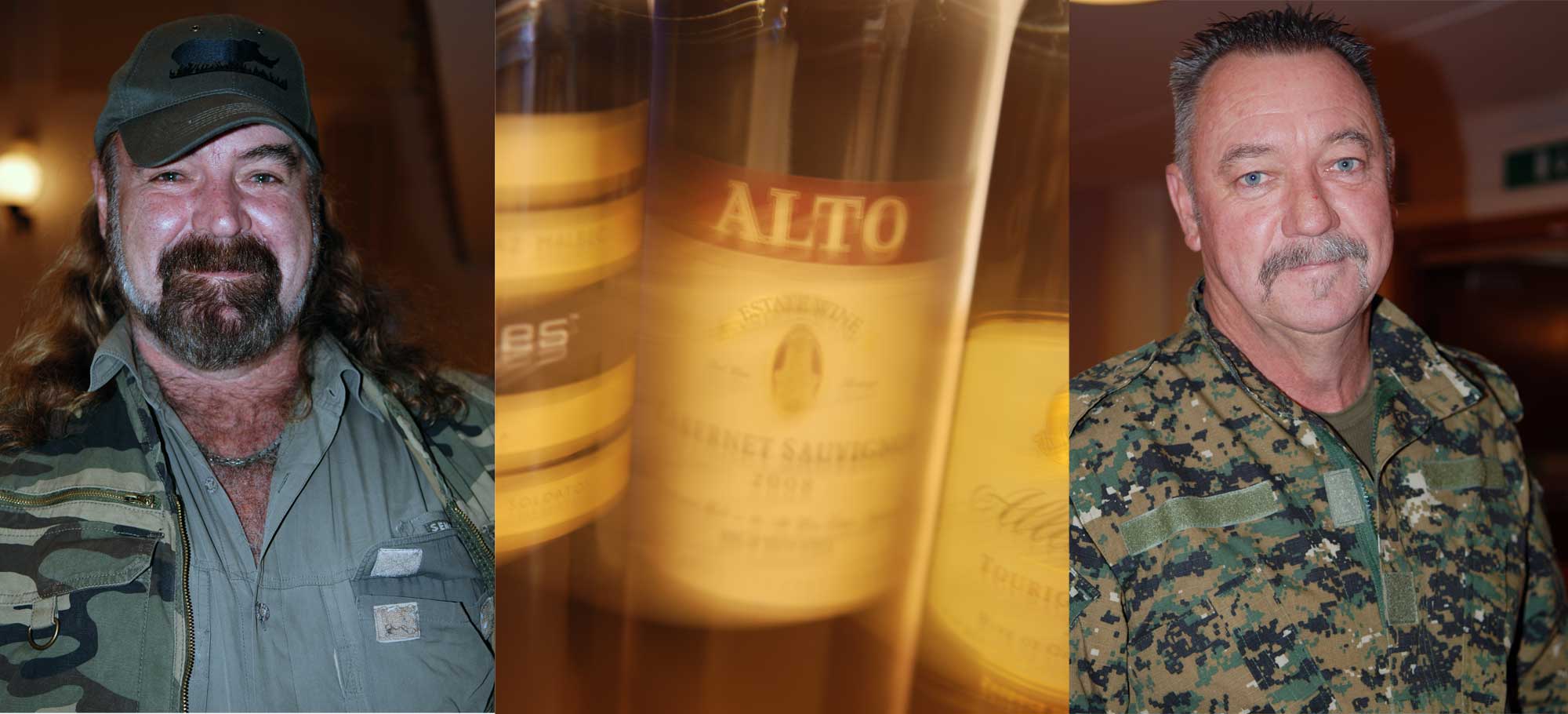 Sydafrikanskt vin, noshörningar och riktiga karlar.