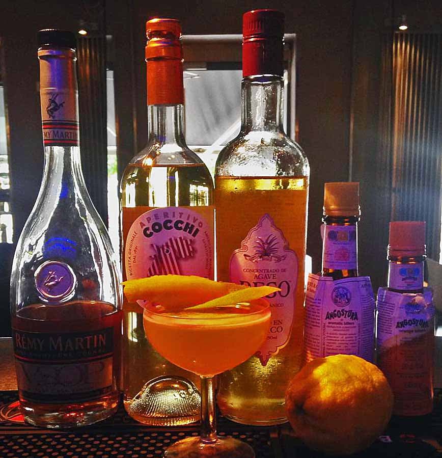 bild på I BAREN med gästbartender Jeremy Manansala – Speechless med cognac, Cocchi Americano, citron och bitters
