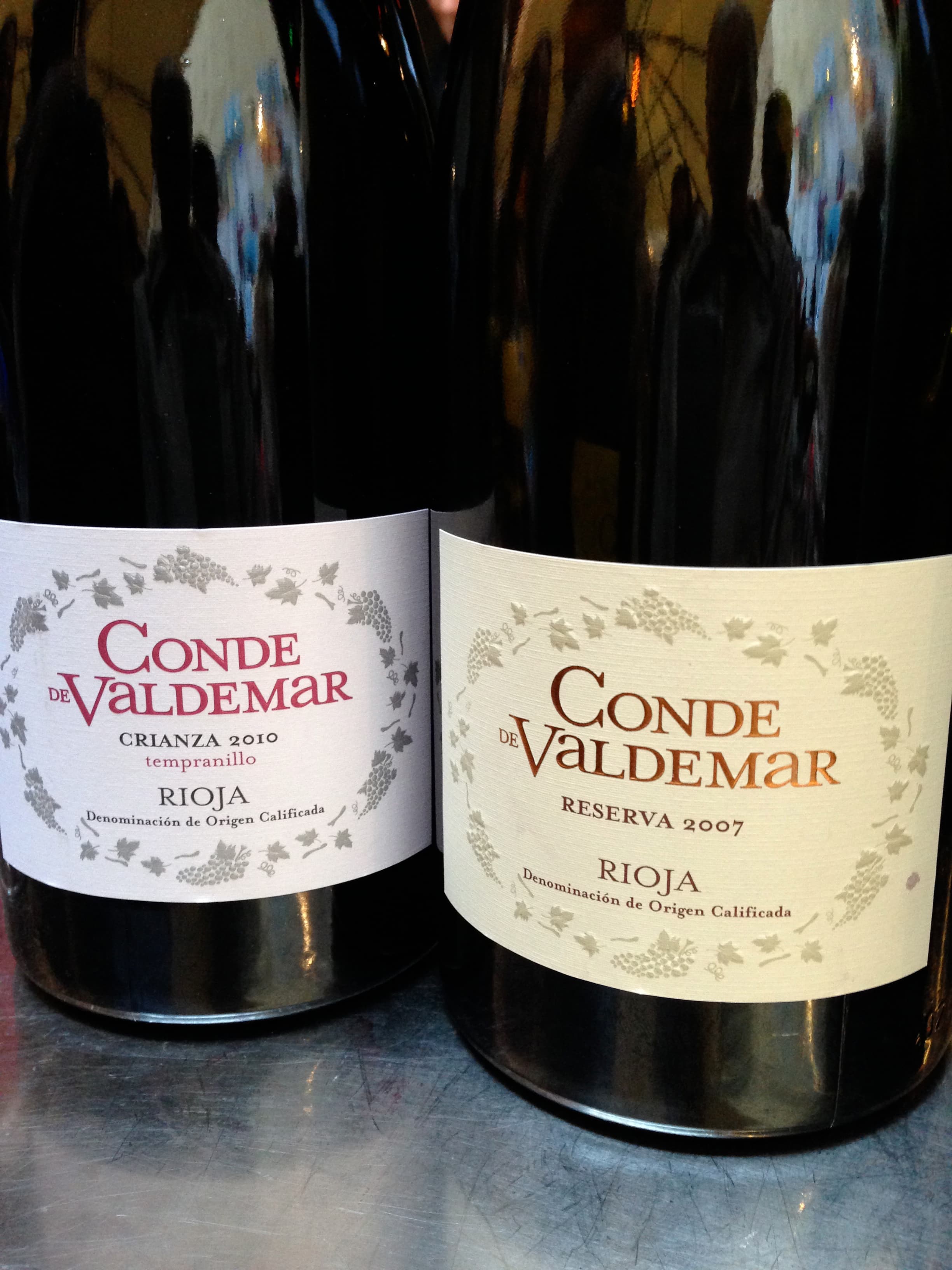 Nya och riktigt gamla årgångar med Conde de Valdemar