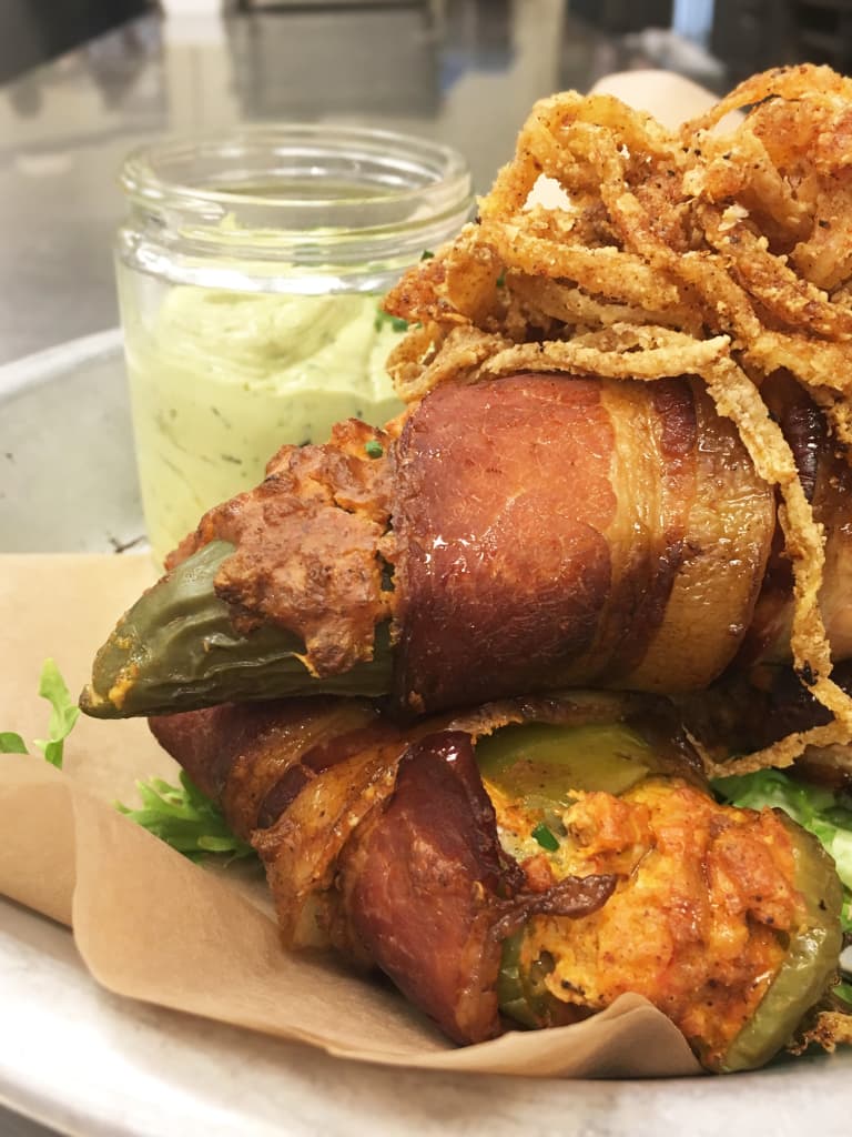 Bild på Texas Twinkie fylld med chorizofärs och ost