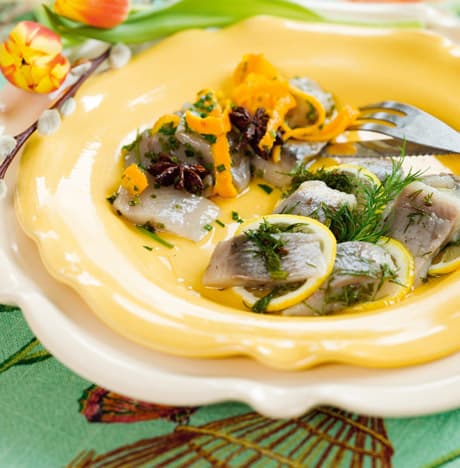 bild på Sill med citron och vodka