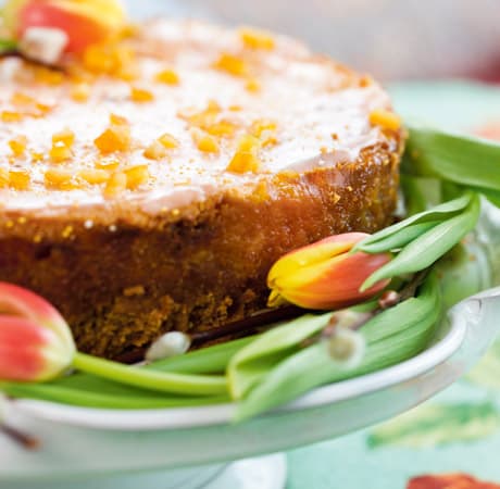 Bild på Mullig mazarintårta med apelsinfyllning