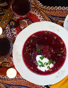 Bild på Rödbetssoppa med sting