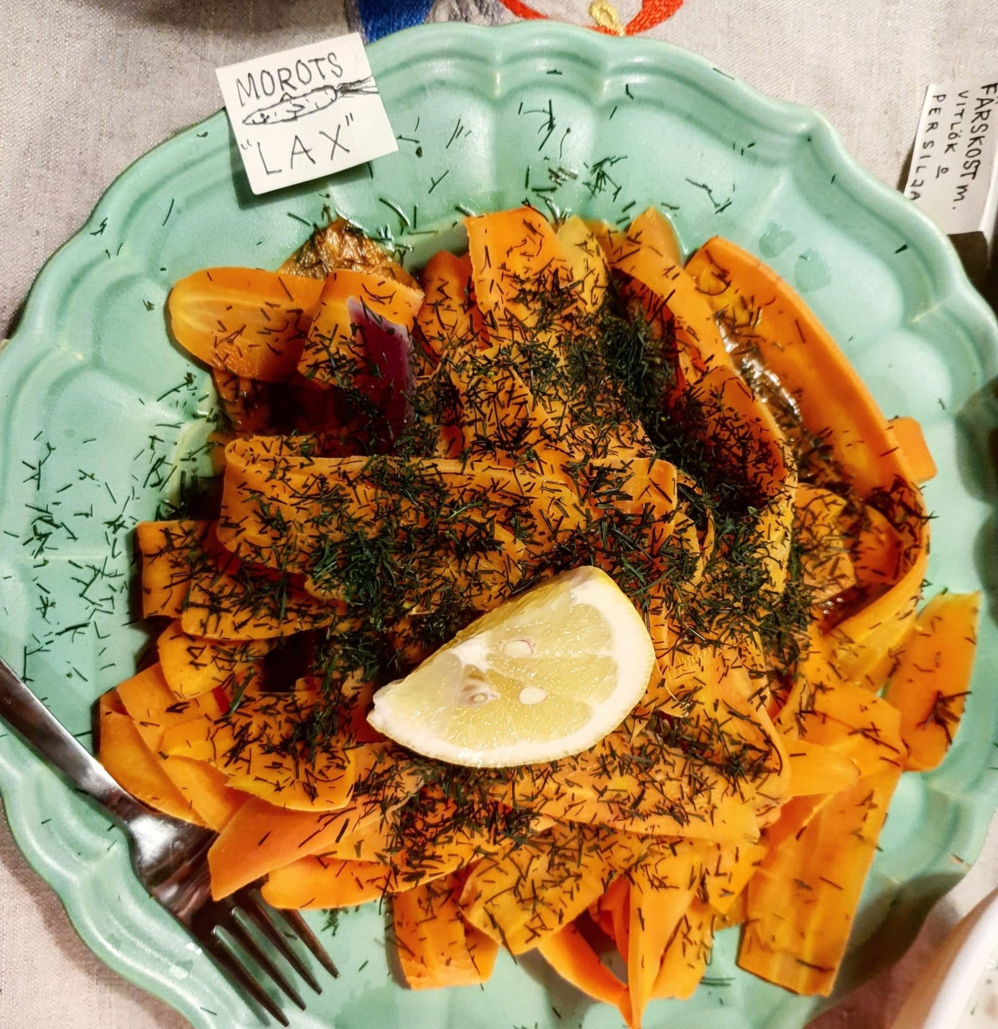 Morotslax – vegansk jul