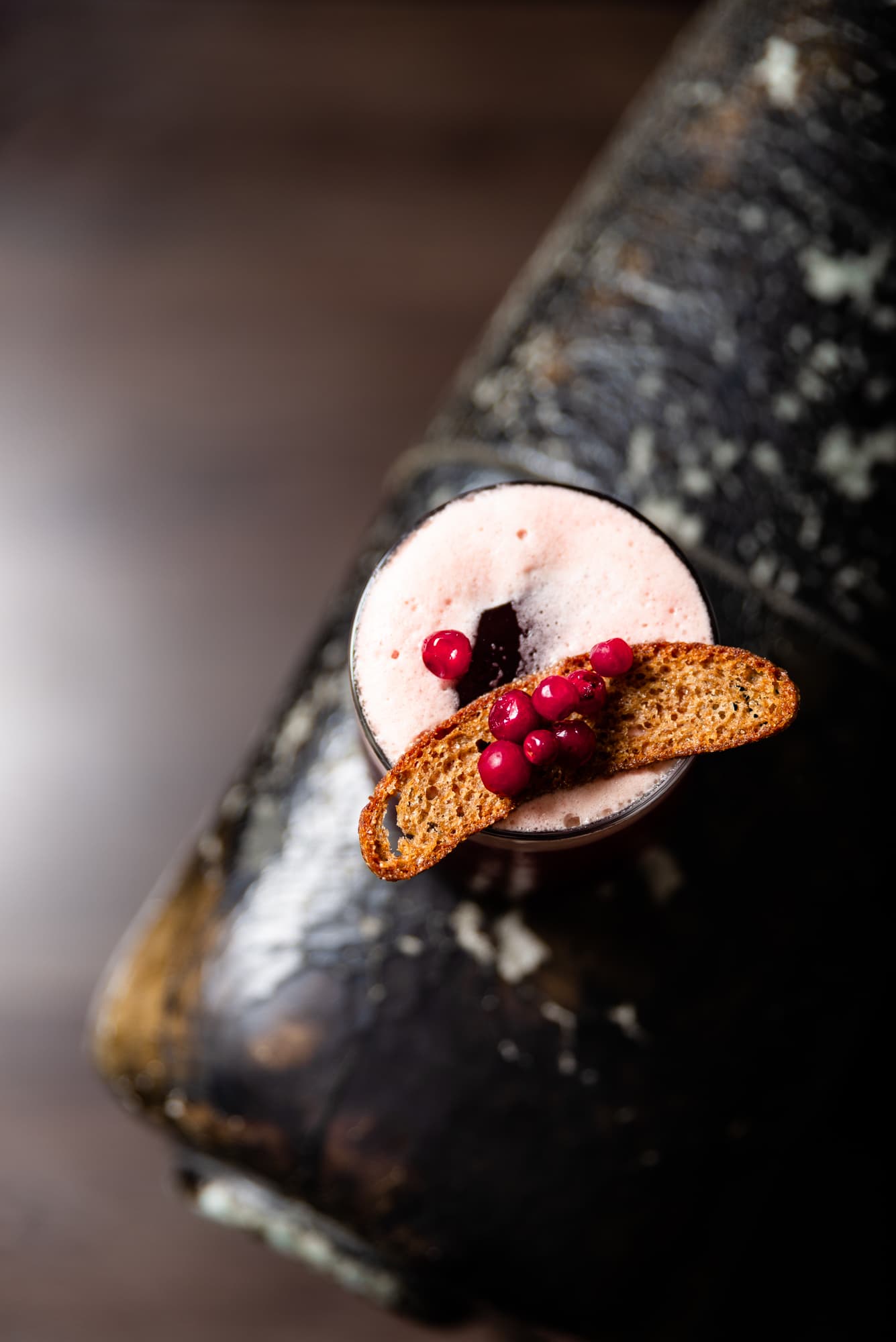 bild på Lingonberry mocktail packs a punch