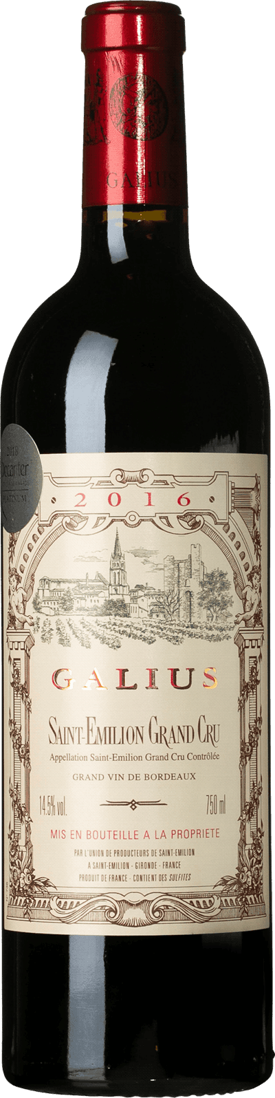 bild på Château Galius Saint-Emilion Grand Cru 2018