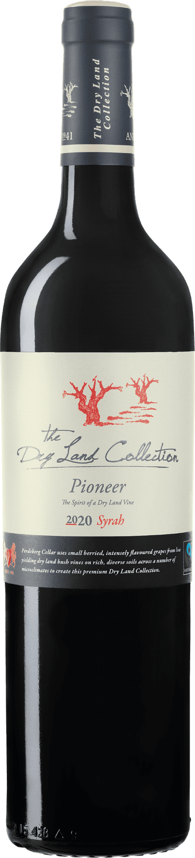 Bild på Perdeberg Cellar The Dry Land Collection Pioneer Syrah 2020