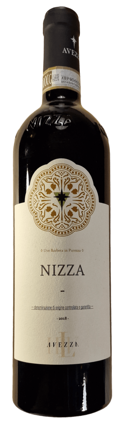 Rött vin från Nizza Piemonte Italien