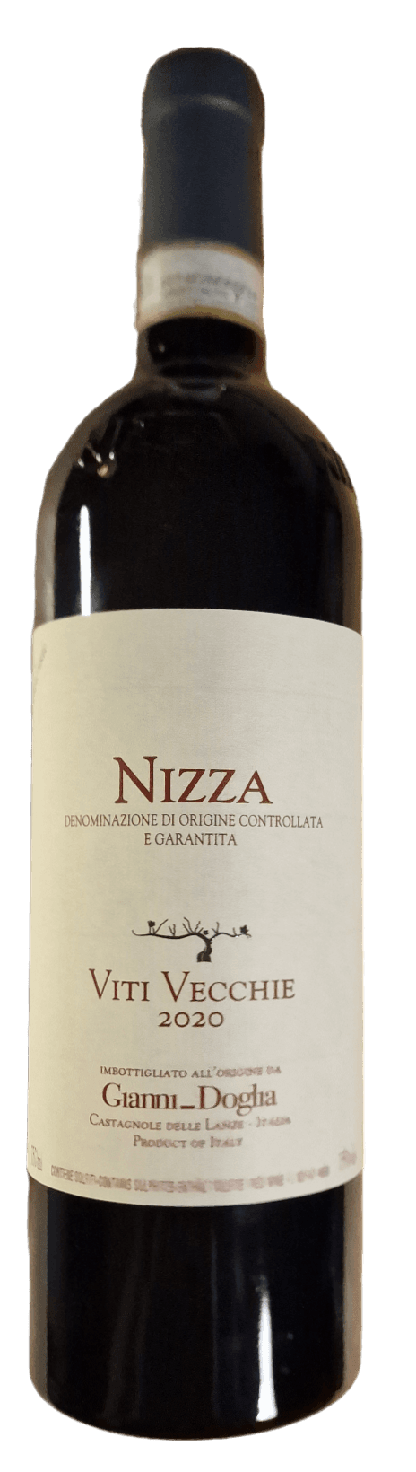 Rött vin från Nizza Piemonte Italien