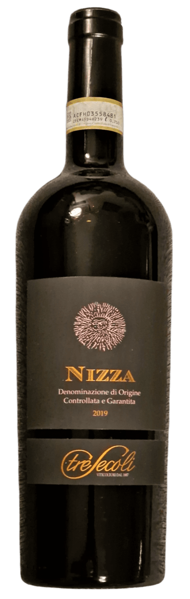 Rött vin från Nizza Piemonte Italien