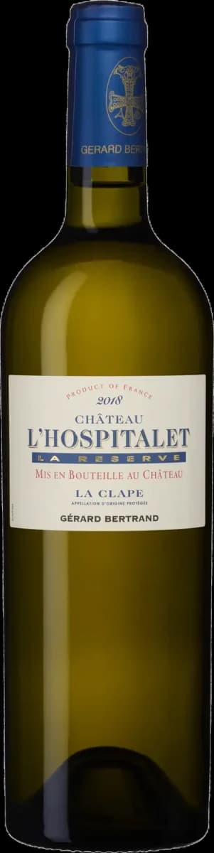 bild på Gérard Bertrand Château l’Hospitalet la Réserve Blanc 2023