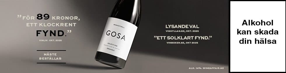 Annons för viner