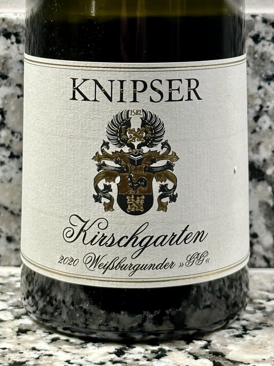 Kirschgarten Weissburgunder GG, 2020, Knipser