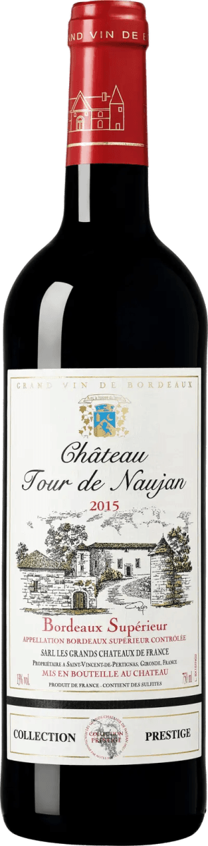 Château Tour de Naujan Bordeaux Supérieur Collection Prestige 2015