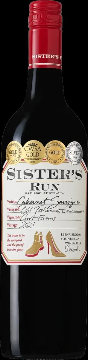 Bild på Sister’s Run Old Testament Coonawarra Cabernet Sauvignon 2021