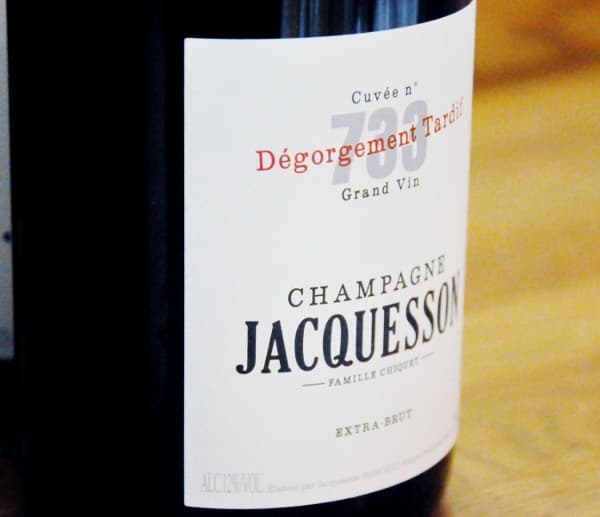 Jacquesson cuvée no 738, 737 och 733 Dégorgement Tardif