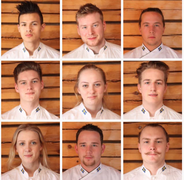 Svenska Juniorkocklandslaget – Nytt lag som ska försvara guldet från Culinary Olympics 2012