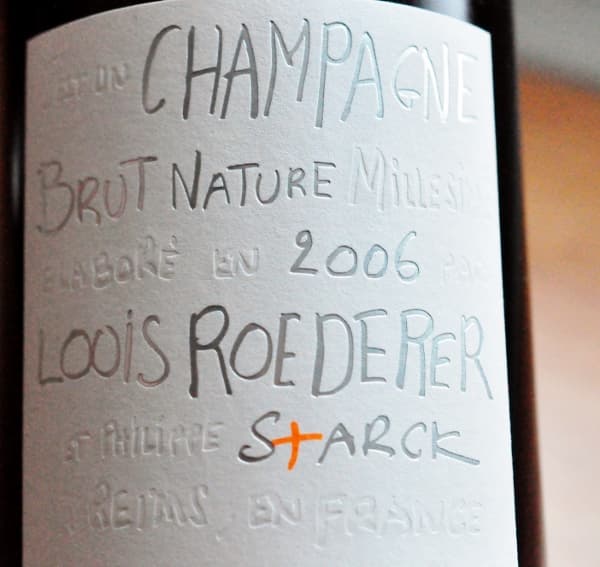 Louis Roederer & Philippe Starck – Champagne Brut Nature 2006
