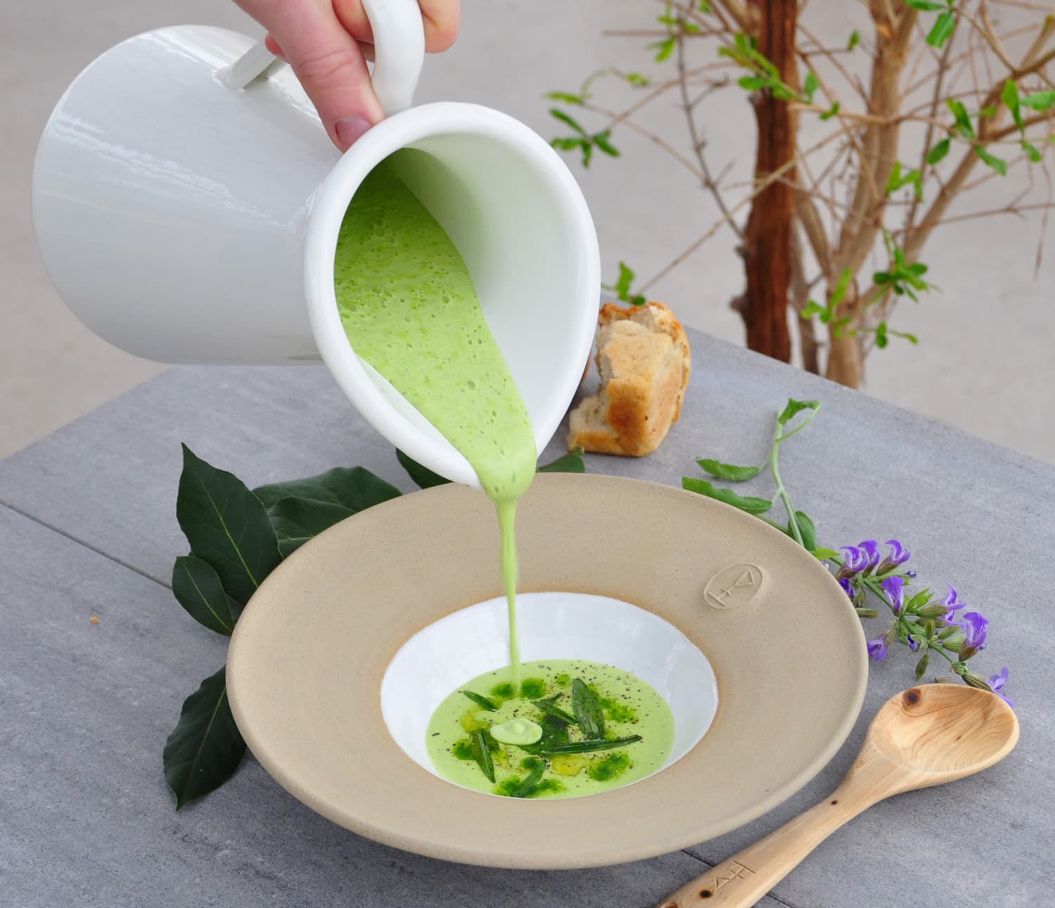 Bild på Ramslökssoppa smaksatt med brynt smör