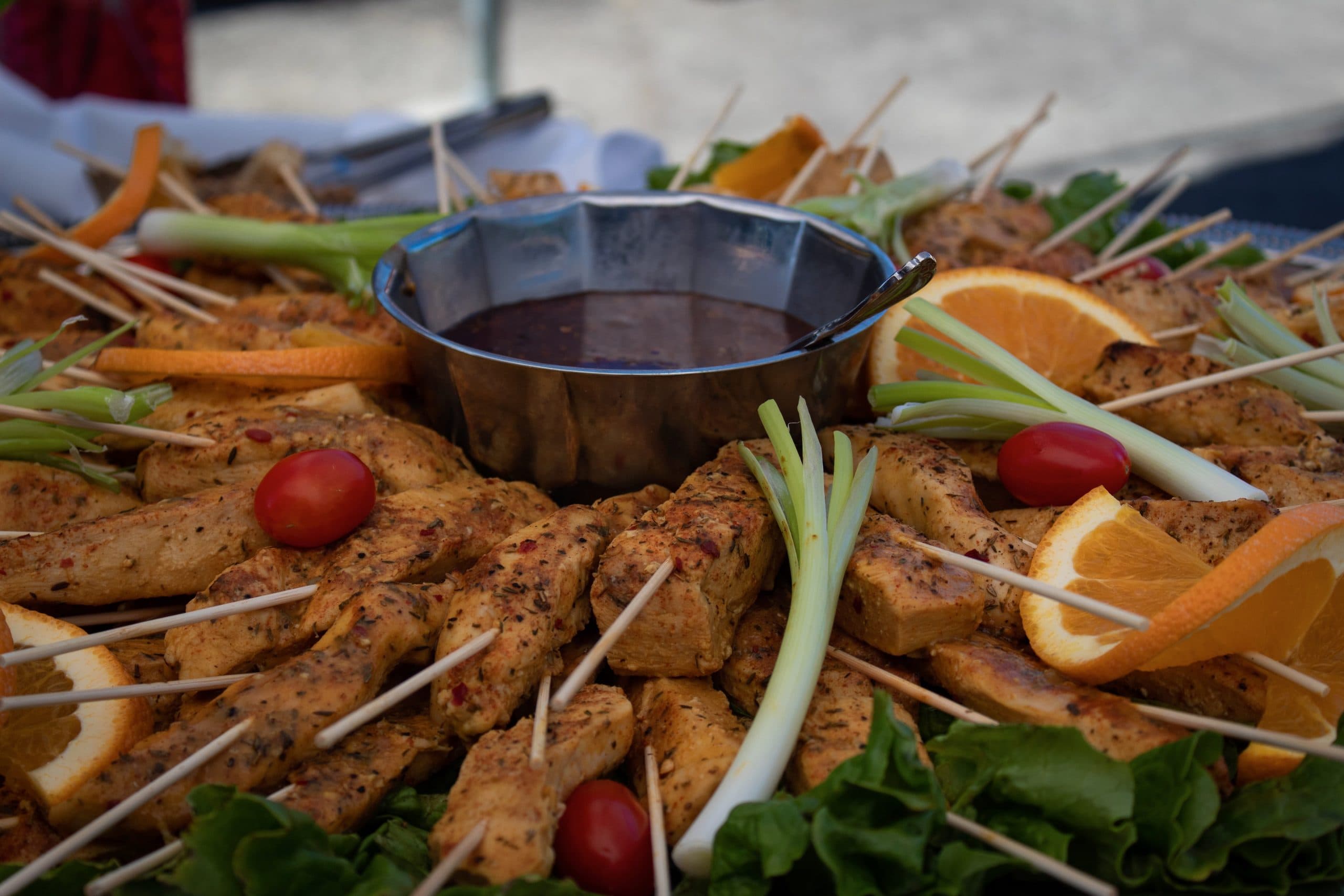 Yakitorimarinerade kycklingspett