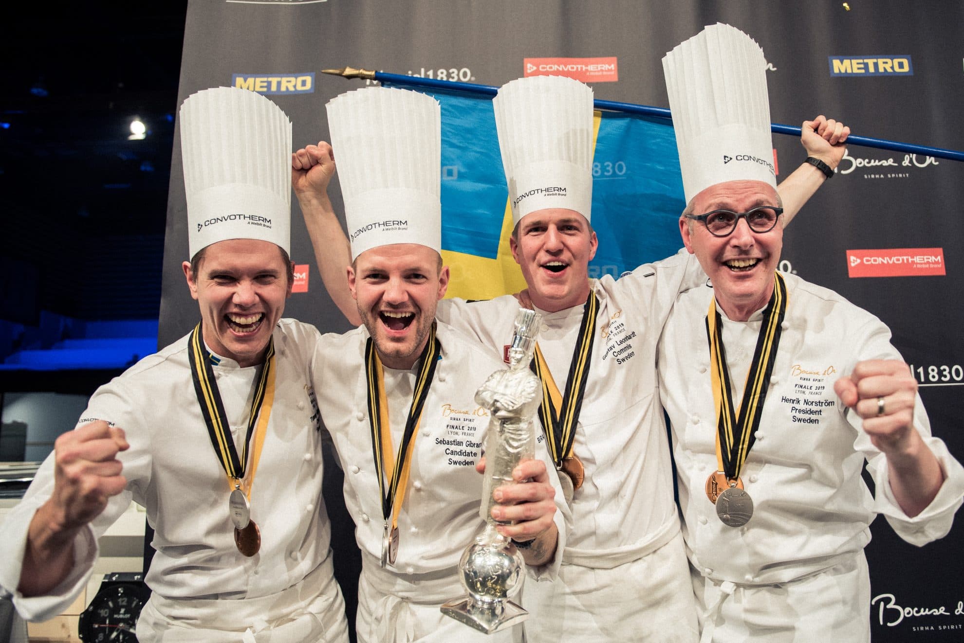 Sebastian Gibrand tog silver i Bocuse d´Or 2019