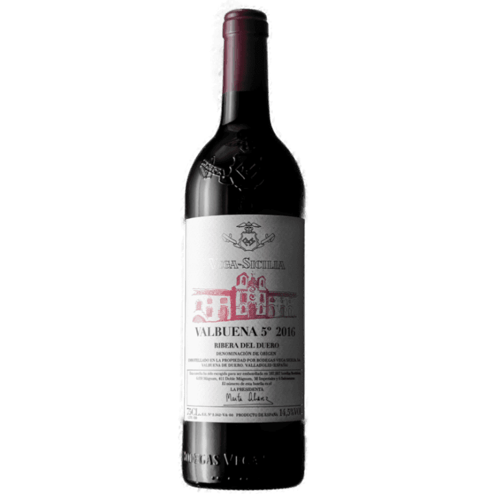 Bild på Vega Sicilia Tinto Valbuena 2016 magnum
