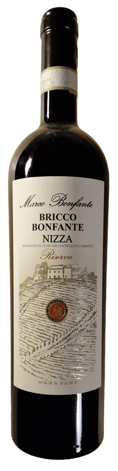 Rött vin, Nizza, Piemonte, Italien