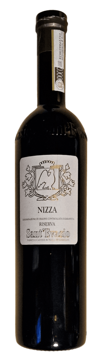 Rött vin Nizza Piemonte Italien