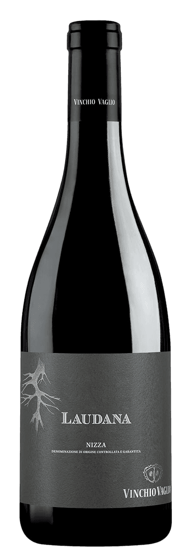 Rött vin Nizza Piemonte Italien