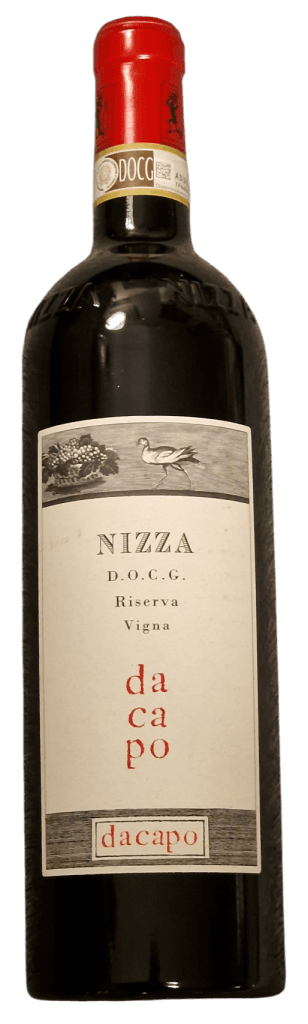 Rött vin från Nizza Piemonte Italien