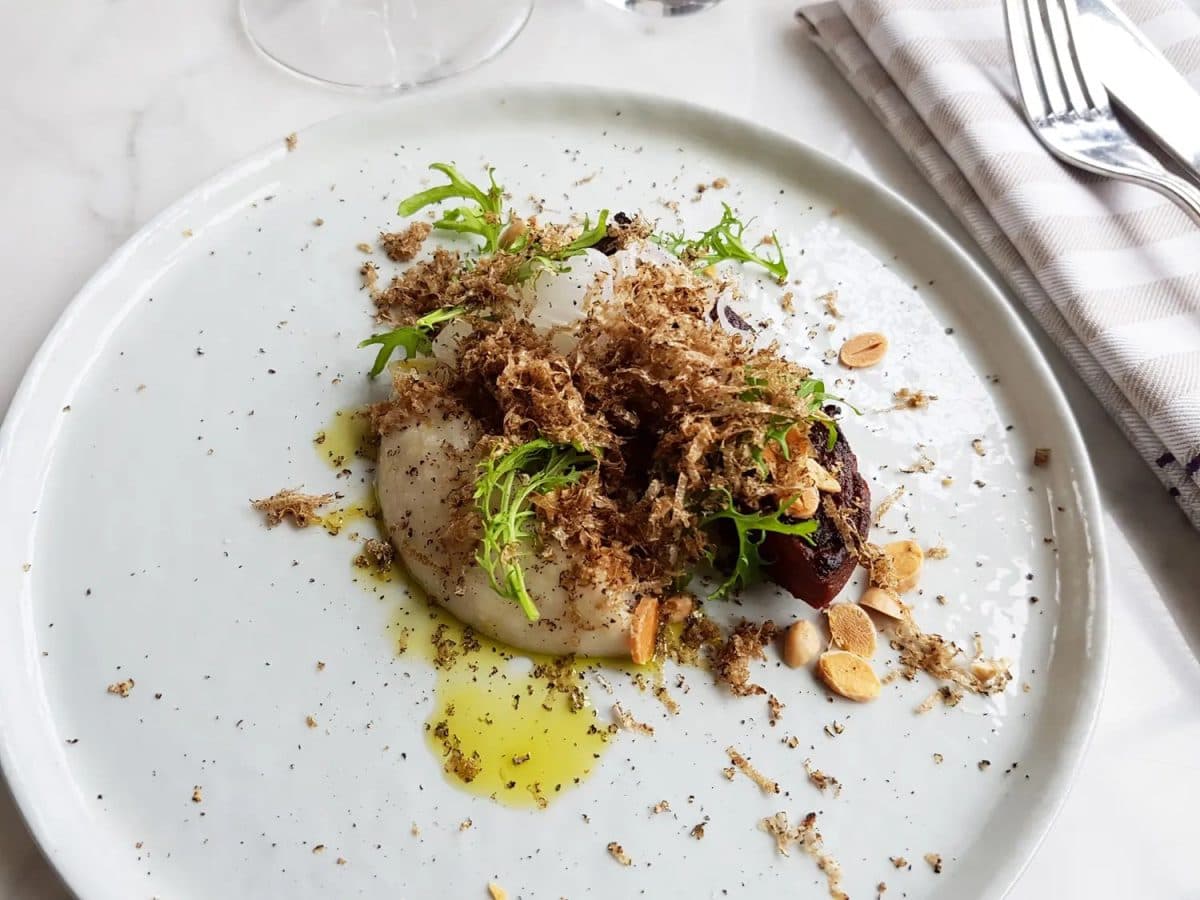 Bild på Tjälknöl och gräddsås med cognac och grönpeppar