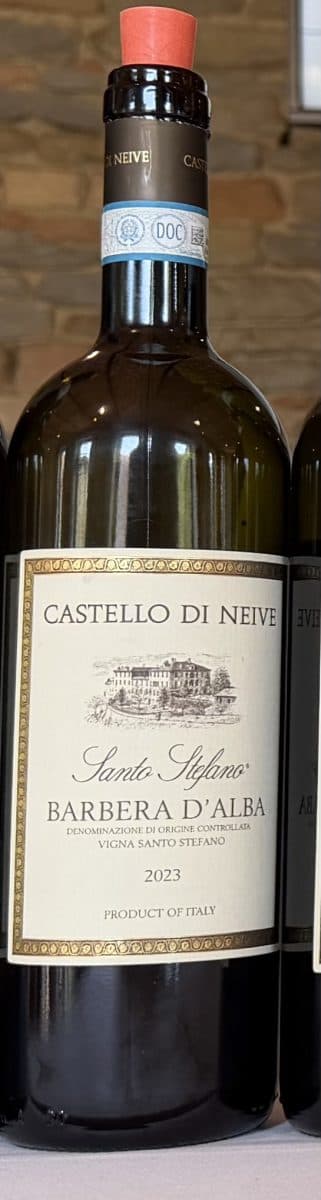 Castello di Neive Santo Stefano Barbera d'Alba 2023
