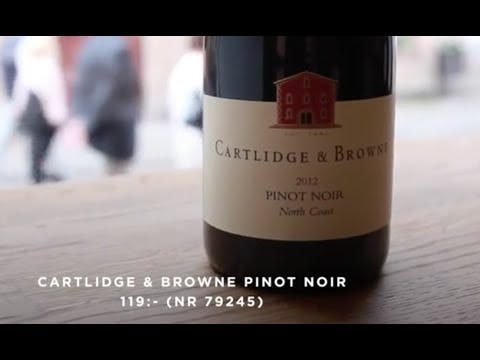 Cartlidge Browne Pinot Noir, Les Lauzeraies Tavel, Brundlmayer Gruner Veltliner provning