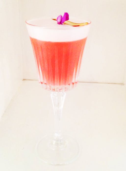 Cocktail ” Rabarber och lavendel”