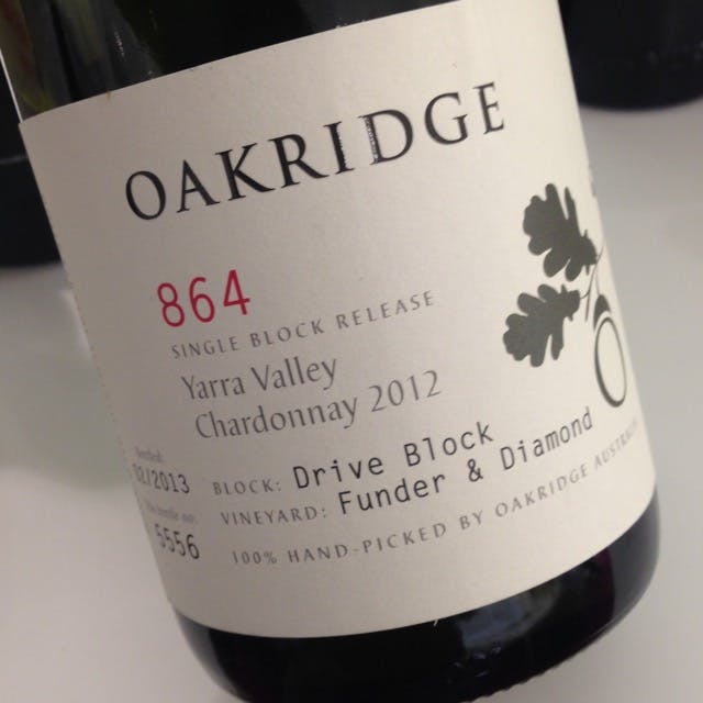 Oakridge Chardonnay 2012