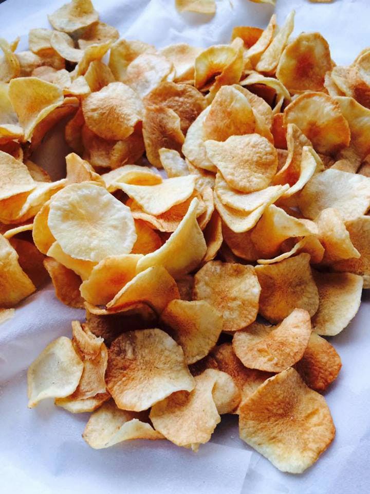 Chips av rotfrukter