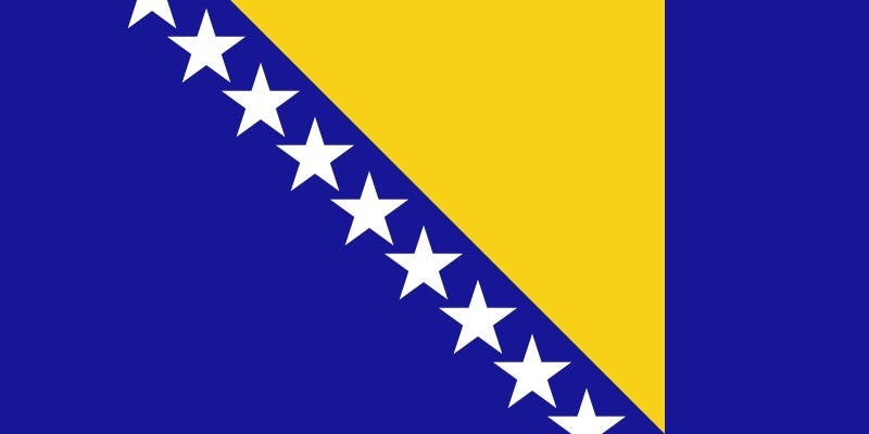 Bosnien-Herzegovina flag