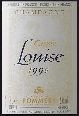 Pommery cuvee Louise 1990