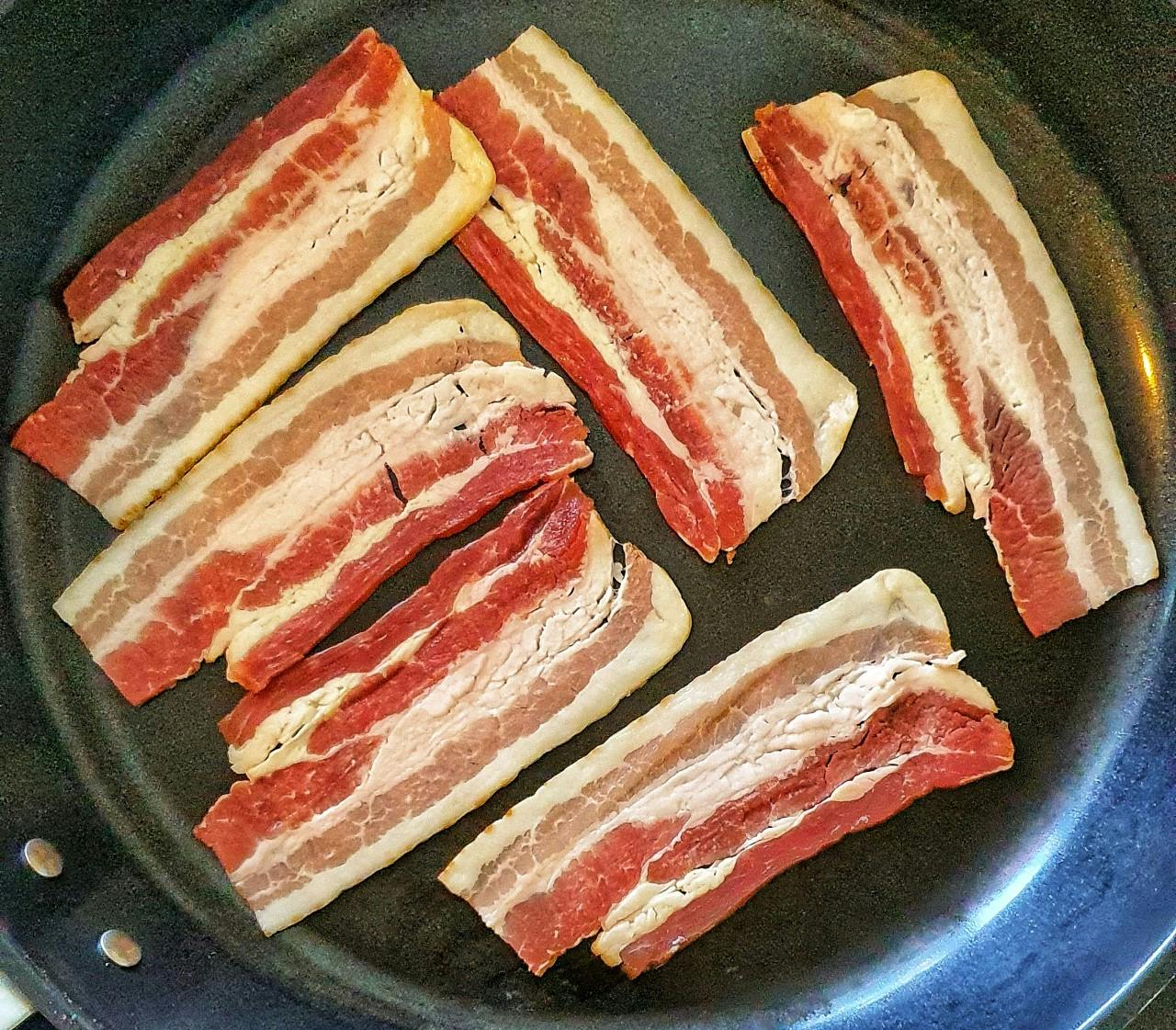 Stekt bacon