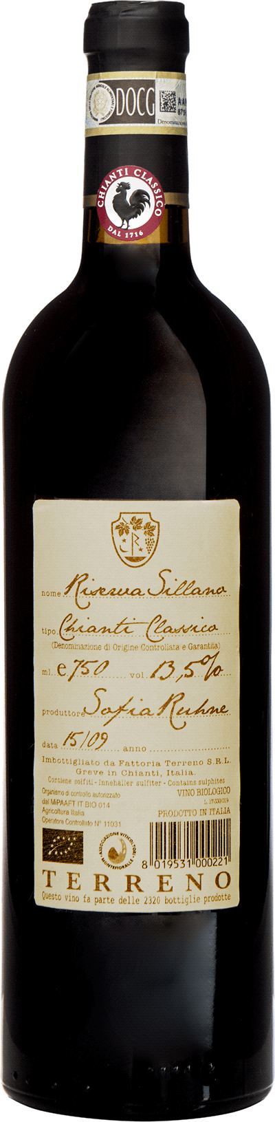 Rött vin Chianti Classico Italien