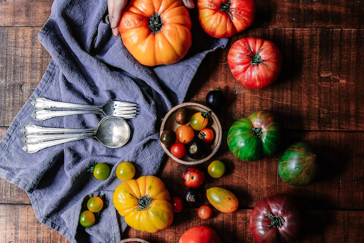 olika typer av tomater